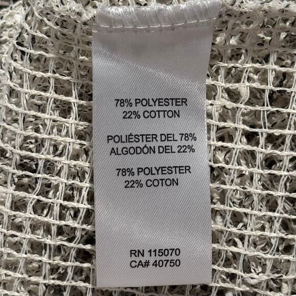 Hailey Lyn Cardigan Boho Cottage Beach Coastal Grandma Nautical Open Knit XL - Picture 5 of 7